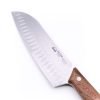 Due Cigni Santoku Alveolato 18cm Noce-coltellipersonalizzati.com