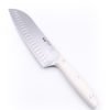 Due Cigni Santoku Alveolato 18cm Bianco-coltellipersonalizzati.com
