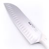 Due Cigni Santoku Alveolato 18cm Bianco-coltellipersonalizzati.com