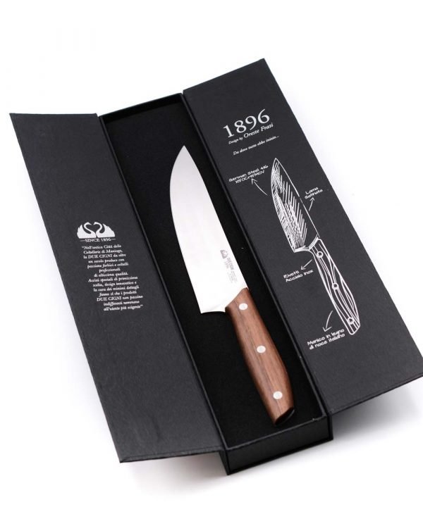 Due Cigni Trinciante 20cm Noce-coltellipersonalizzati.com