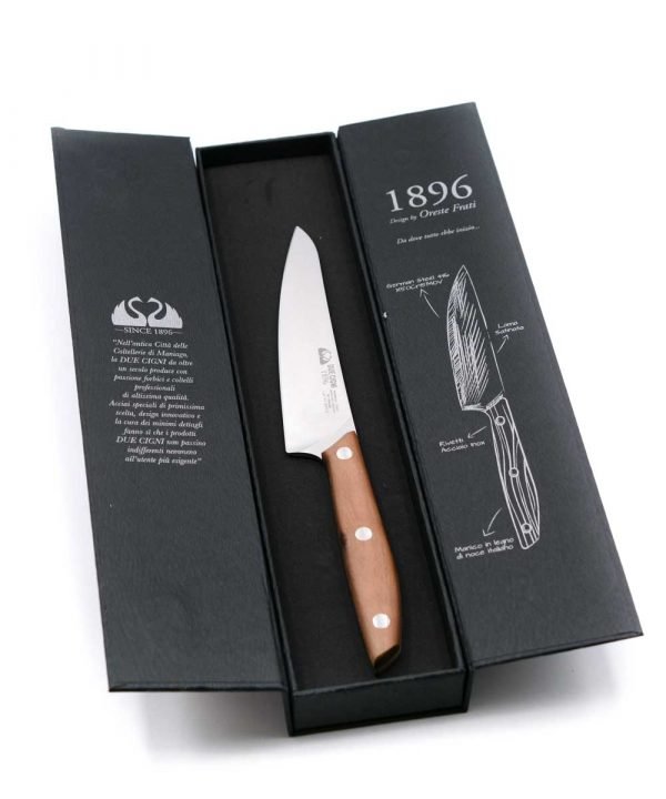 Due Cigni Utility 14cm Noce-coltellipersonalizzati.com