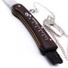 The Fox Mushroom Knife w/ Straight Blade -custom-knives