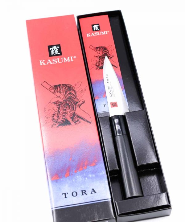 Kasumi TORA Straight Paring Knife 9cm - mycustomknives.com