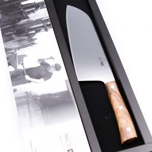 Maglio Nero Iside Maxi Santoku Ulivo 21 cm