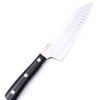 Maglio Nero Iside Fluted Rocking Santoku 17 cm