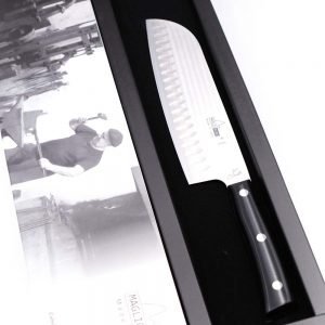 Maglio Nero Iside Santoku Alveolato 19 cm