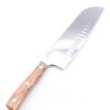 Maglio Nero Iside Santoku Alveolato Ulivo 19 cm