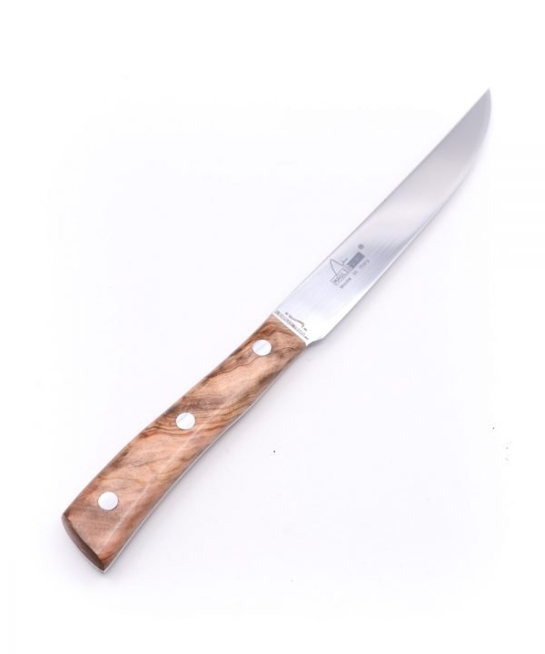 Maglio Nero Steak Knife Set 6pcs Olive Wood -custom-knives