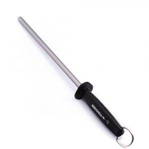 Fischer Acciaino Tondo Diamantato 22cm-coltellipersonalizzati.com