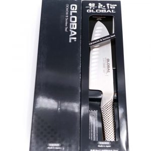 Global G-80 Santoku Alveolato 18cm-coltellipersonalizzati.com