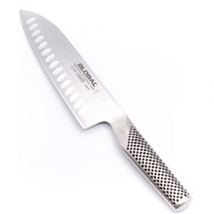 Global G-80 Santoku Alveolato 18cm-coltellipersonalizzati.com