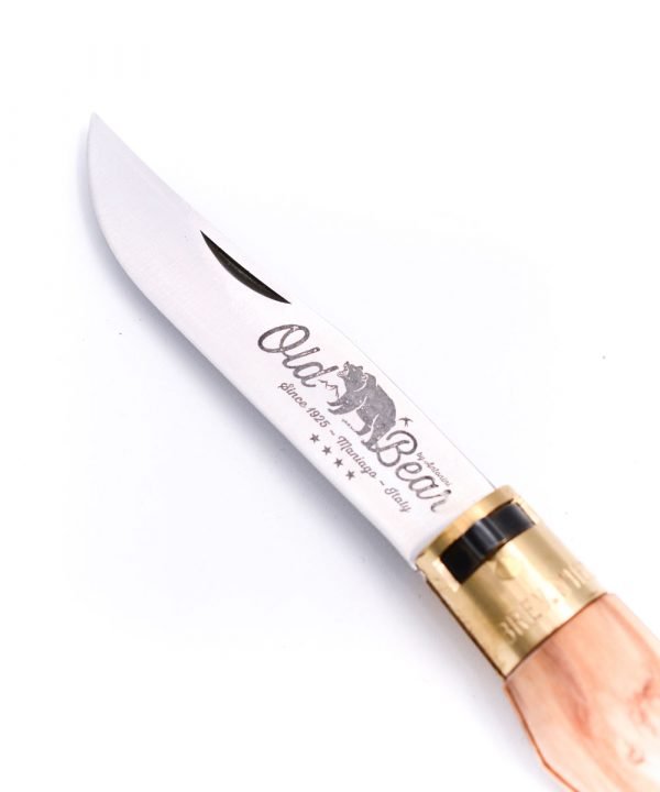 Old Bear Classical Olive Wood L-custom-knives