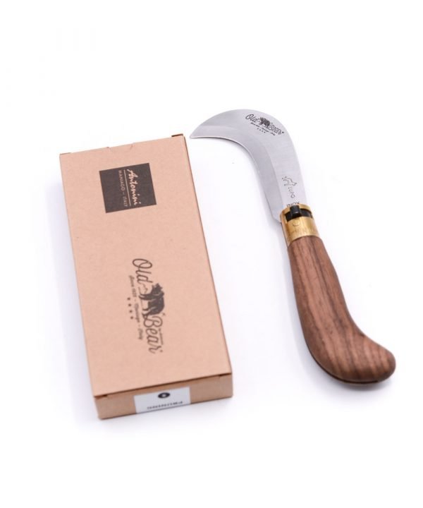 Old Bear Billhook Walnut Wood S-custom-knives