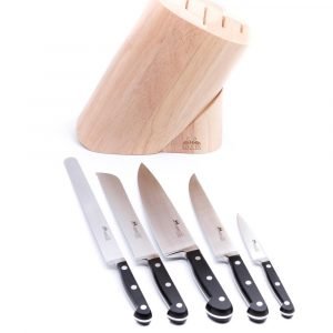 Due Cigni Ceppo 5 pz Forgiati-coltellipersonalizzati.com