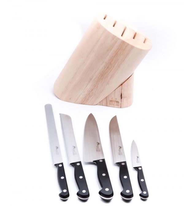 Due Cigni Ceppo 5 pz Rivettati-coltellipersonalizzati.com