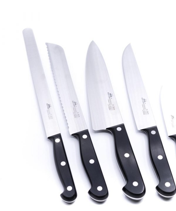 Due Cigni Ceppo 5 pz Rivettati-coltellipersonalizzati.com