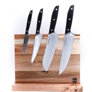 Due Cigni Ceppo Magnetico + Set 4 pz-coltellipersonalizzati.com