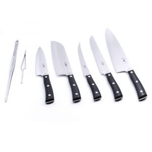 Maglio Nero Set Iside 7 Pezzi-coltellipersonalizzati.com
