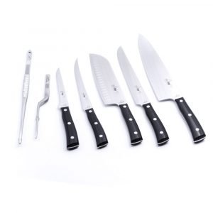 Maglio Nero Set Iside 8 Pezzi-coltellipersonalizzati.com