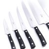 Maglio Nero Set Iside per Carne 7 Pezzi-coltellipersonalizzati.com