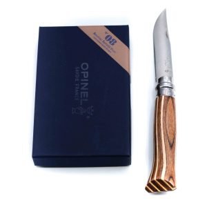 Opinel N°8 Laminato Betulla Marrone-coltellipersonalizzati.com