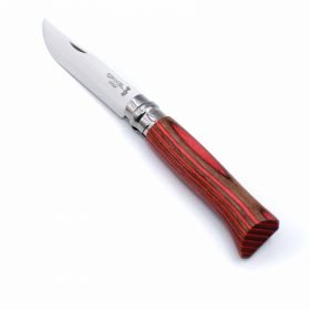 Opinel N°8 Laminato Betulla Rosso