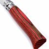 Opinel N°8 Laminato Betulla Rosso-coltellipersonalizzati.com