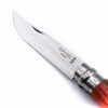 Opinel N°8 Laminato Betulla Rosso-coltellipersonalizzati.com
