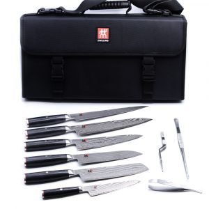 Set Miyabi 5000FC-D 10 pezzi Borsa Zwilling 17 posti-coltellipersonalizzati.com-