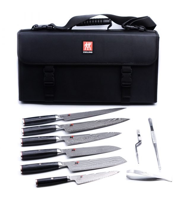 Set Miyabi 5000FC-D 10 pezzi Borsa Zwilling 17 posti-coltellipersonalizzati.com-
