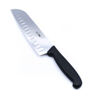 Maglio Nero Santoku Alveolato 18cm-coltellipersonalizzati.com