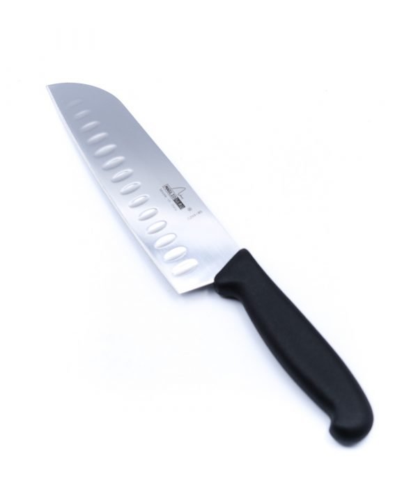 Maglio Nero Santoku Alveolato 18cm-coltellipersonalizzati.com