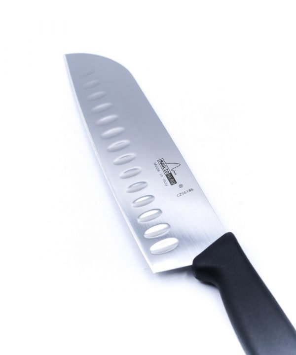 Maglio Nero Santoku Alveolato 18cm-coltellipersonalizzati.com