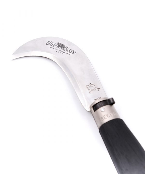 Old Bear Roncola Laminato Nero L-coltellipersonalizzati.com