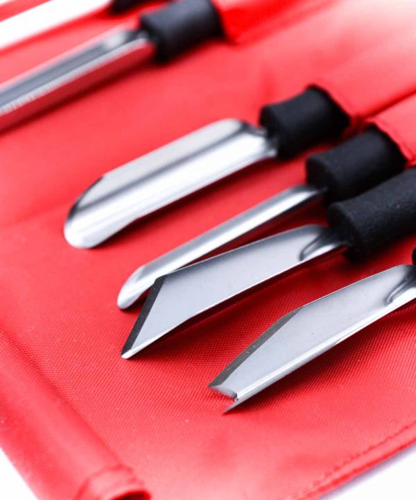 Triangle set da intaglio 8pz-coltellipersonalizzati.com