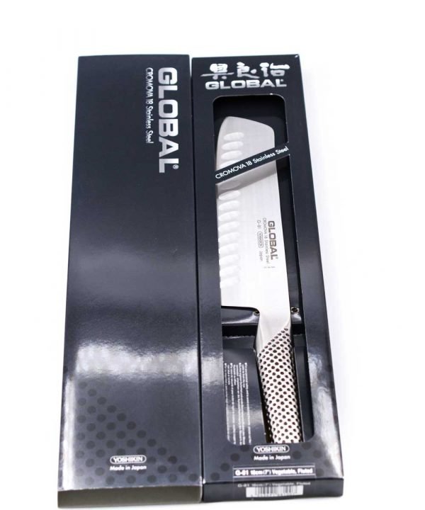 Global G-81 Nakiri Alveolato 18cm-coltellipersonalizzati.com