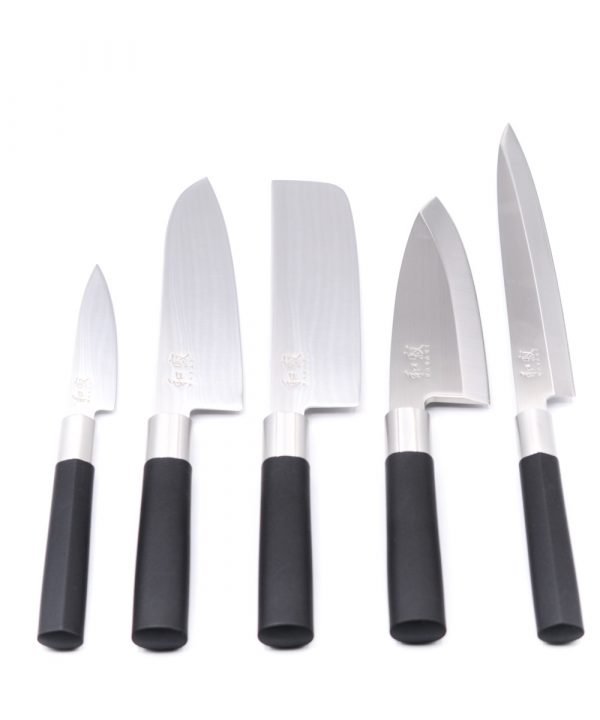 KAI Set Wasabi Black Giappone 8pz-coltellipersonalizzati.com