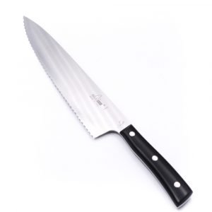 Maglio Nero Iside Trinciante Dentato 25cm-coltellipersonalizzati.com