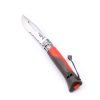 Opinel Sport Red N°8 con Fischietto-coltellipersonalizzati.com