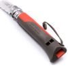 Opinel Sport Red N°8 con Fischietto-coltellipersonalizzati.com