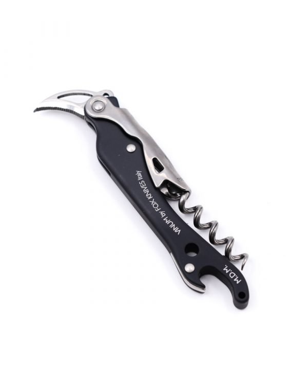 Fox Vinum Cavatappi Nero-coltellipersonalizzati.com