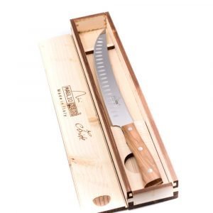 Maglio Nero Iside Scimitarra Americana Alveolata 26cm Ulivo-coltellipersonalizzati.com