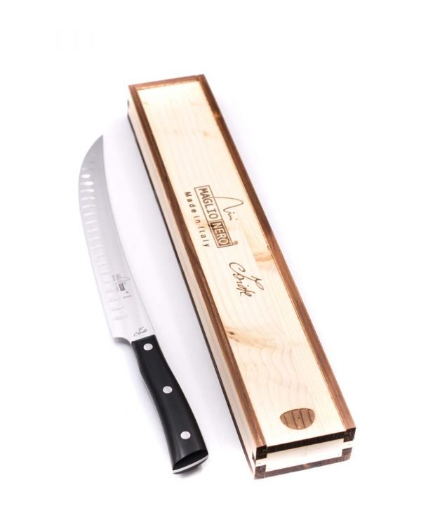 Maglio Nero Iside Scimitarra Americana Alveolata 26cm-coltellipersonalizzati.com