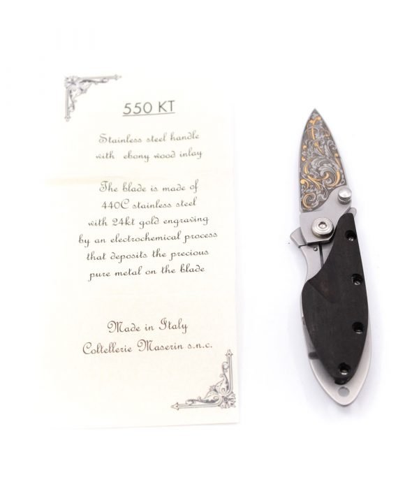 Maserin 550 KT Oro 24Kt-coltellipersonalizzati.com