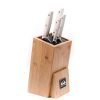 Due Cigni Ceppo ad Inserimento + Set 4pz Bianco-coltellipersonalizzati.com