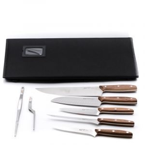 Due Cigni Set 8 pezzi Noce-coltellipersonalizzati.com