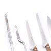 Due Cigni Set 8 pezzi Noce-coltellipersonalizzati.com