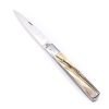 M.F. Sfilato Corno Antico Guancetta INOX 28cm -coltellipersonalizzati.com