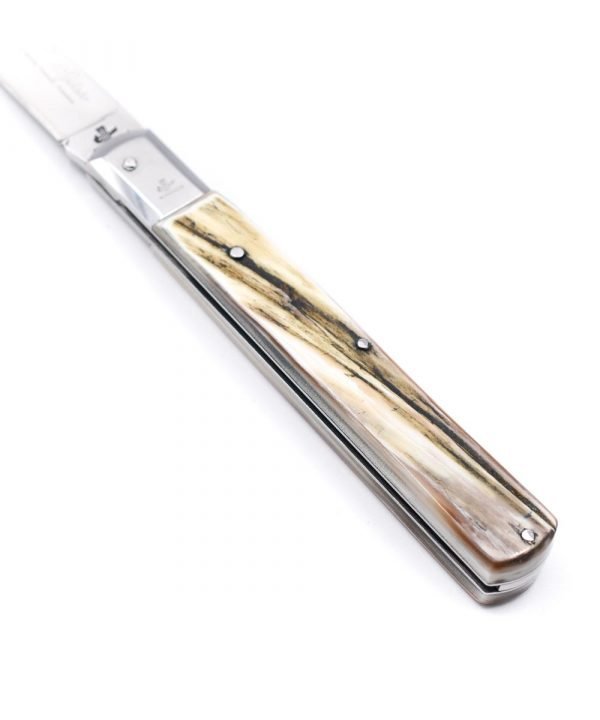 M.F. Sfilato Corno Antico Guancetta INOX 28cm -coltellipersonalizzati.com