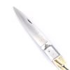 M.F. Sfilato Corno Antico Guancetta INOX 28cm -coltellipersonalizzati.com